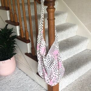 Free People Bohemian Cloth Reusable Satchel Bag